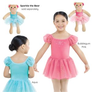 Sparkle Puff Sleeve Dress