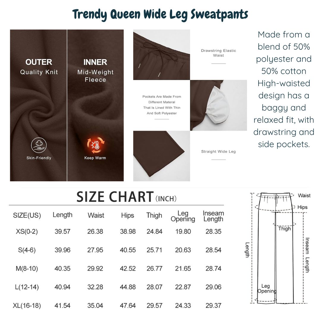 Women's Wide-Leg Sweatpants - Image 2