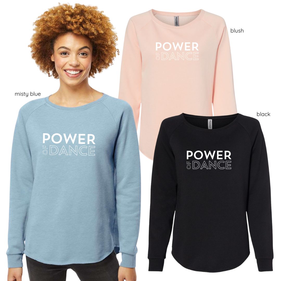 Women's California Wave Wash Crewneck Sweatshirt